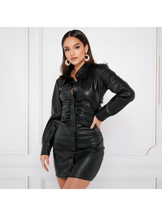 Ruched Mini Dress