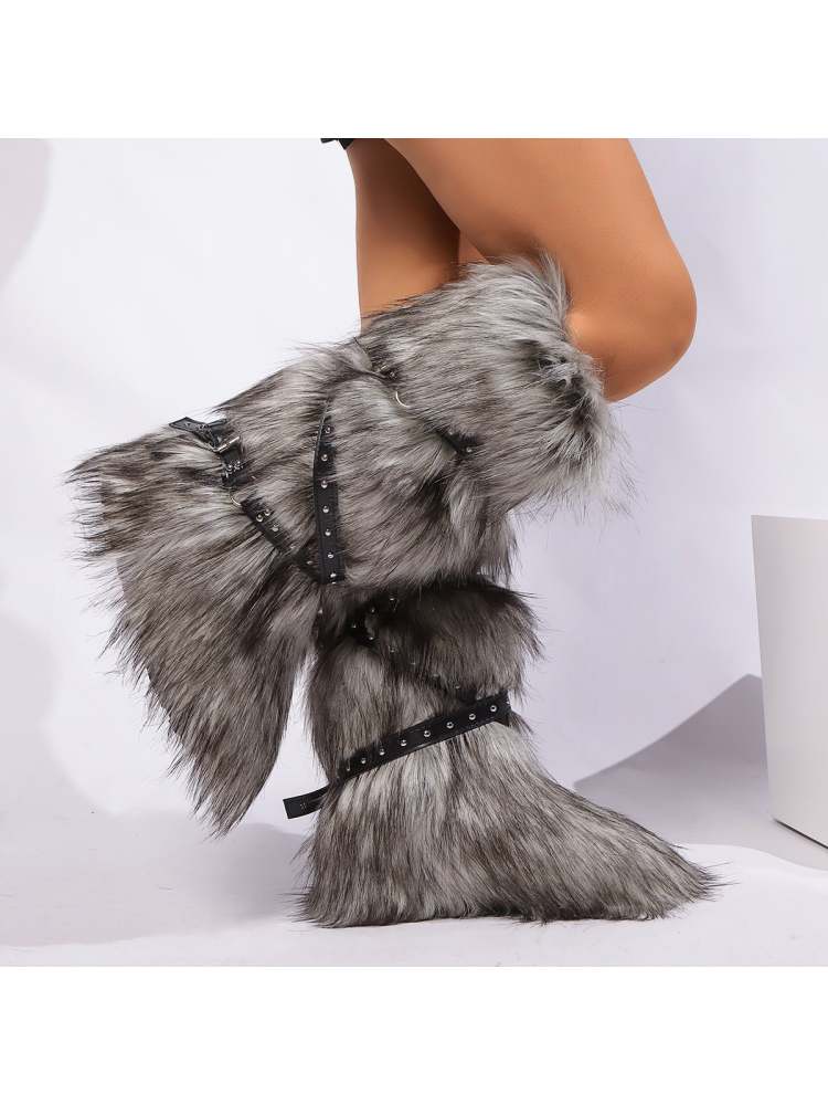 Long Strap Boots