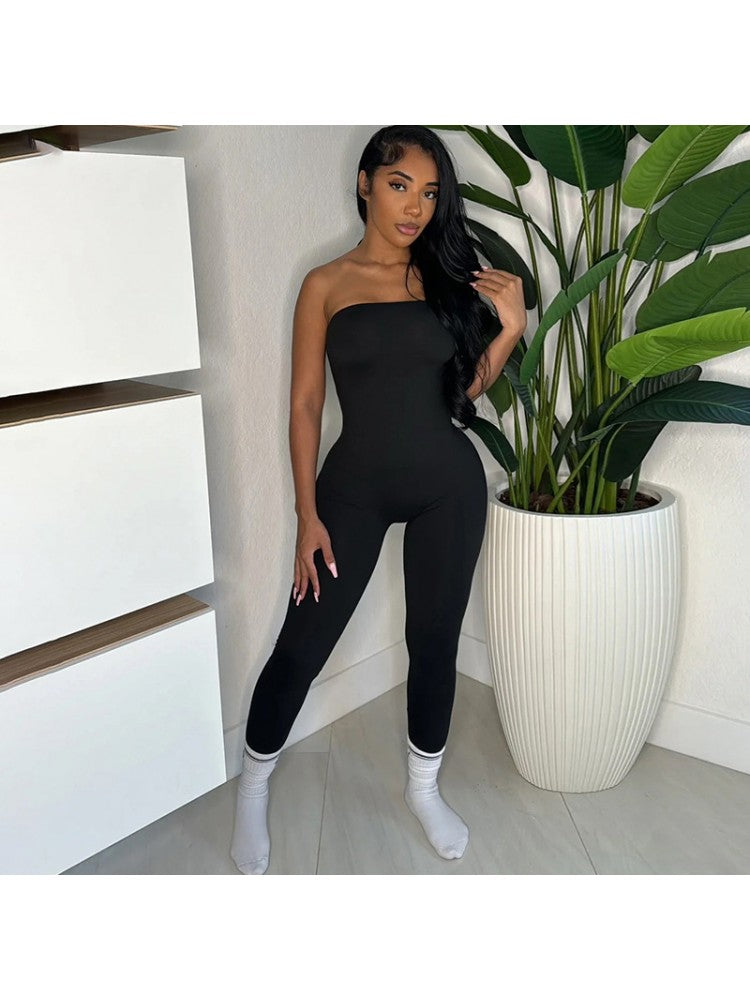 Bodycon Strapless Jumpsuit