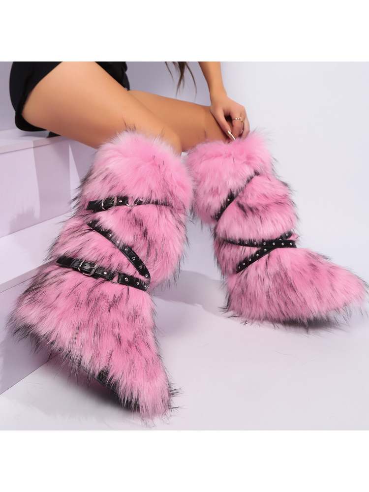 Long Strap Boots