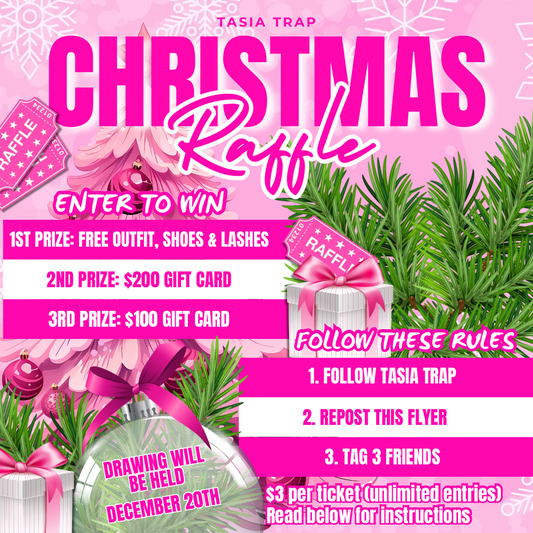 Christmas Raffle Ticket Entry