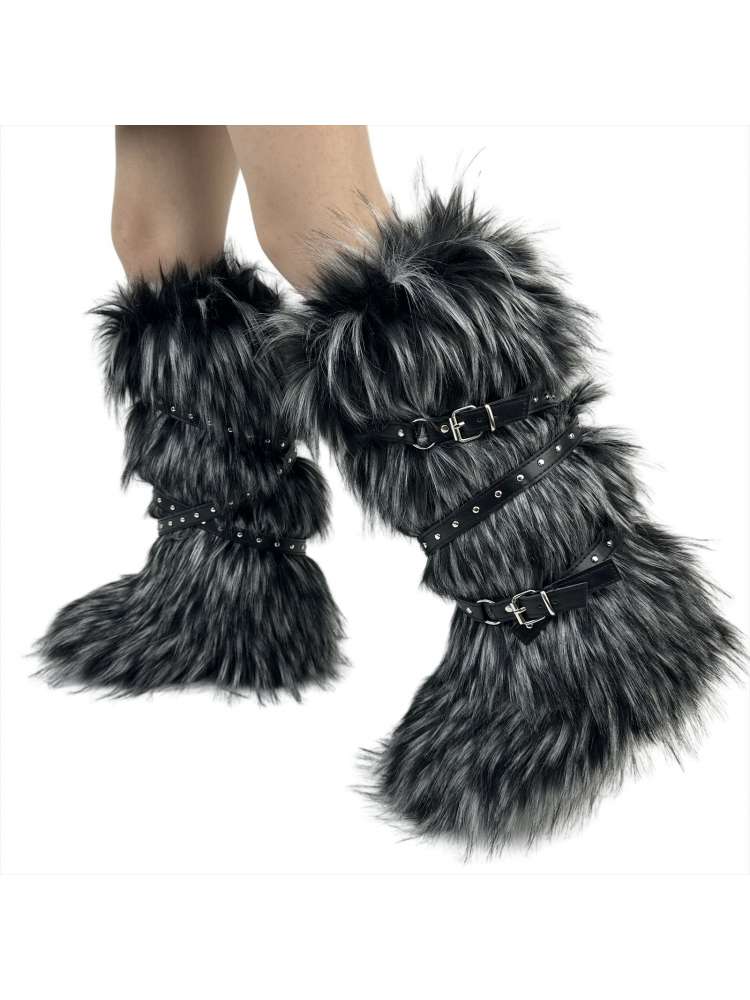 Long Strap Boots