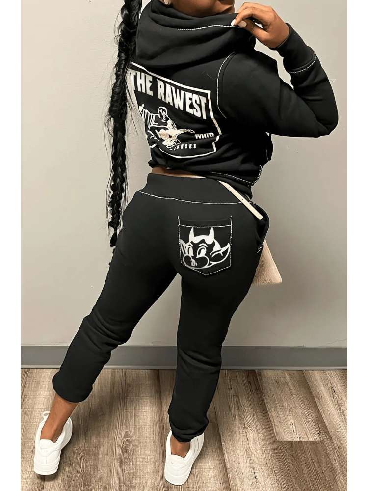 Graphic Pants Set