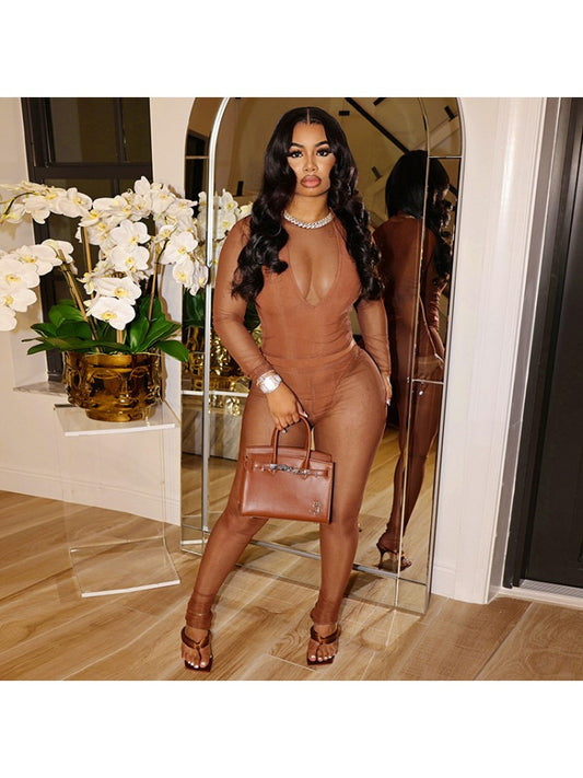 See Through Pants Set