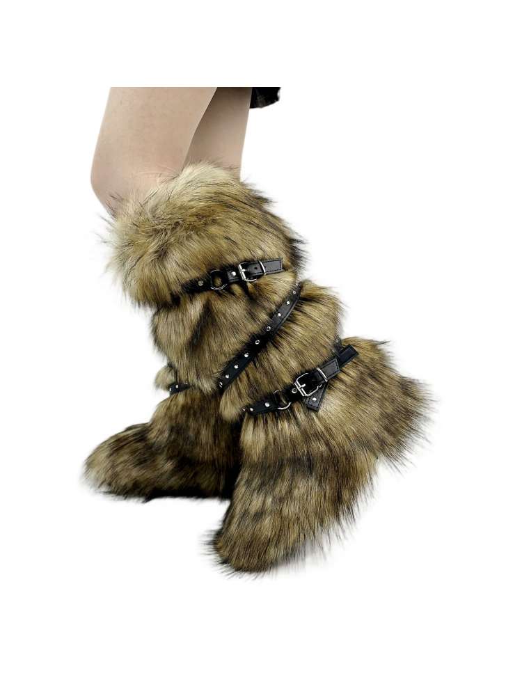 Long Strap Boots