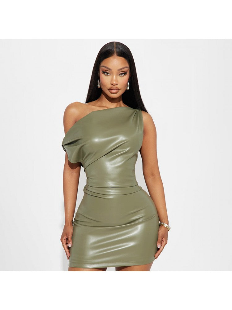 Ruched Mini Dress
