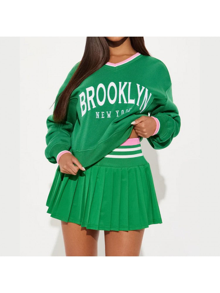 Letter Skirt Set