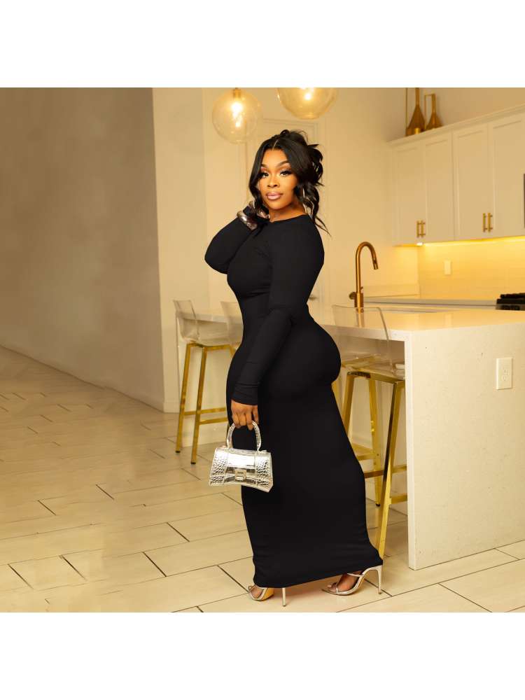Plain Maxi Dress