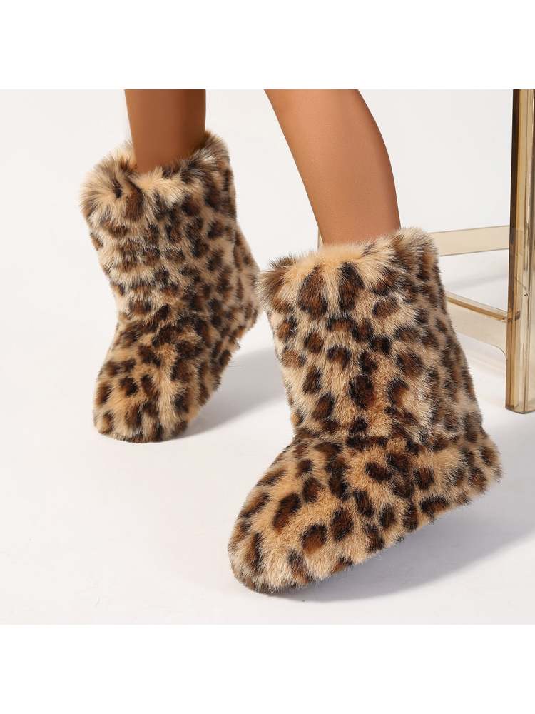 Animal Print Boots