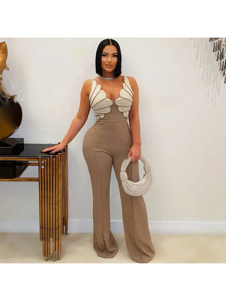 Butterfly Sleeveless Jumpsuit