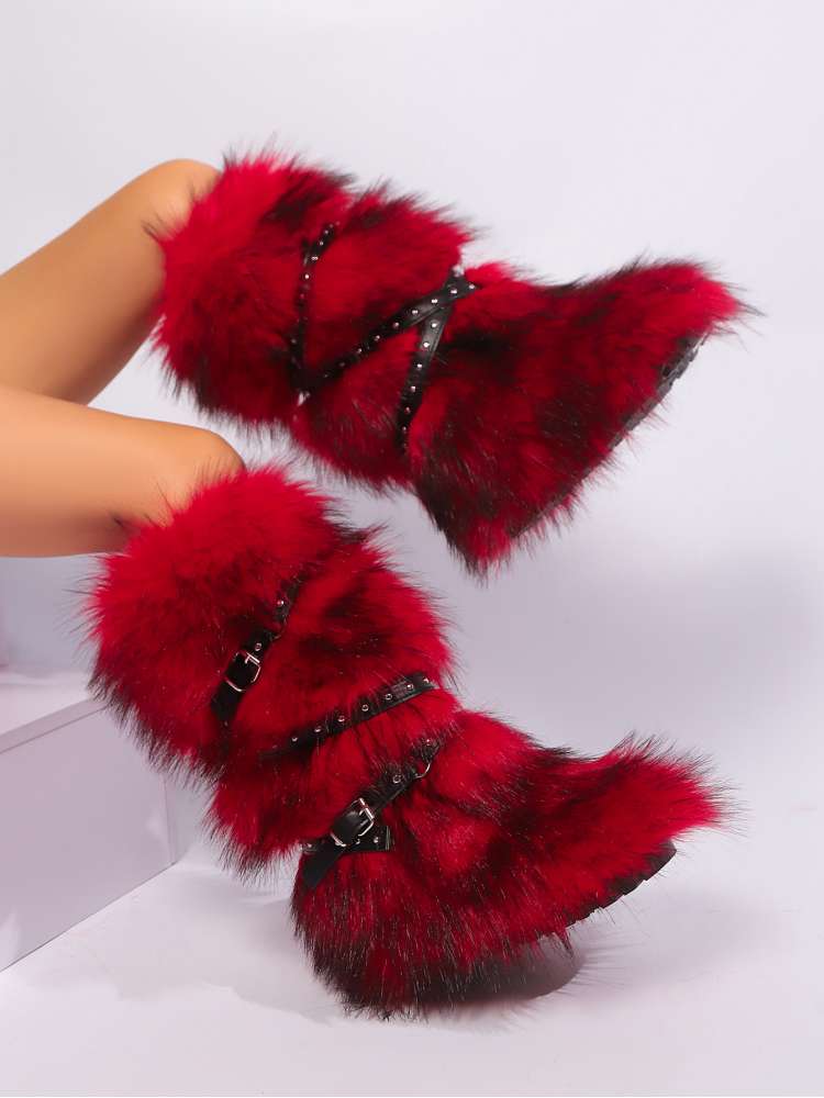 Long Strap Boots