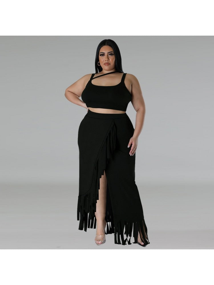 Plus Size Skirt Set