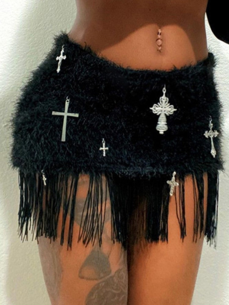Fashion Tassel Skirt