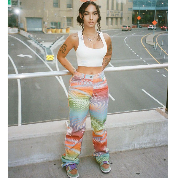 Rainbow Color Pants