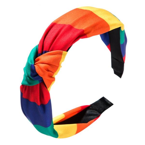 Rainbow Knotted Headband