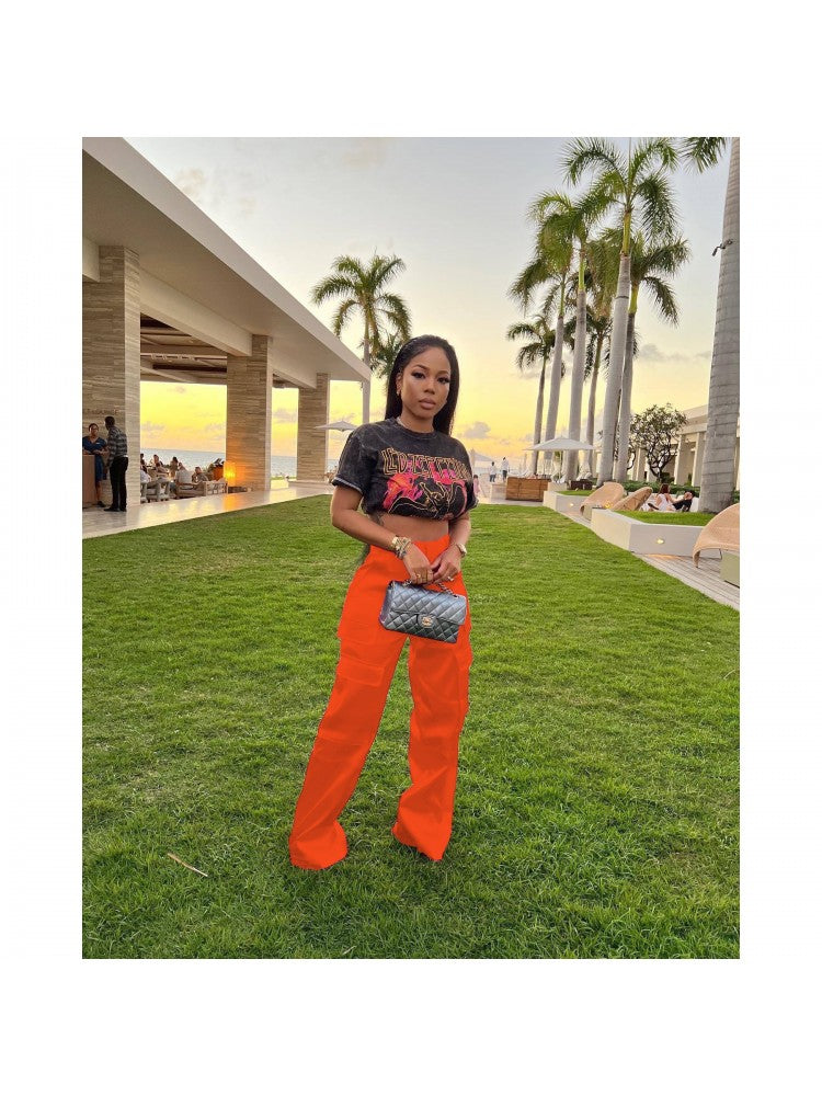 Pure Color Loose Pants