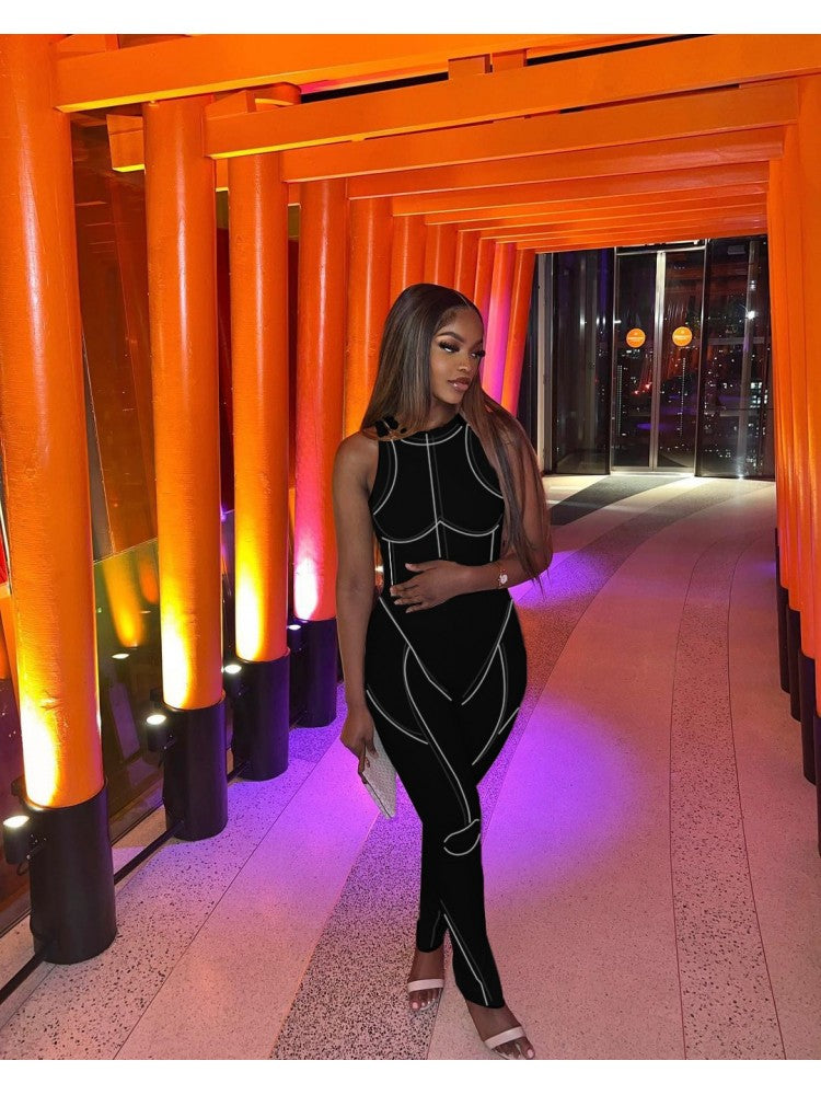 Crew Neck Trouser Set