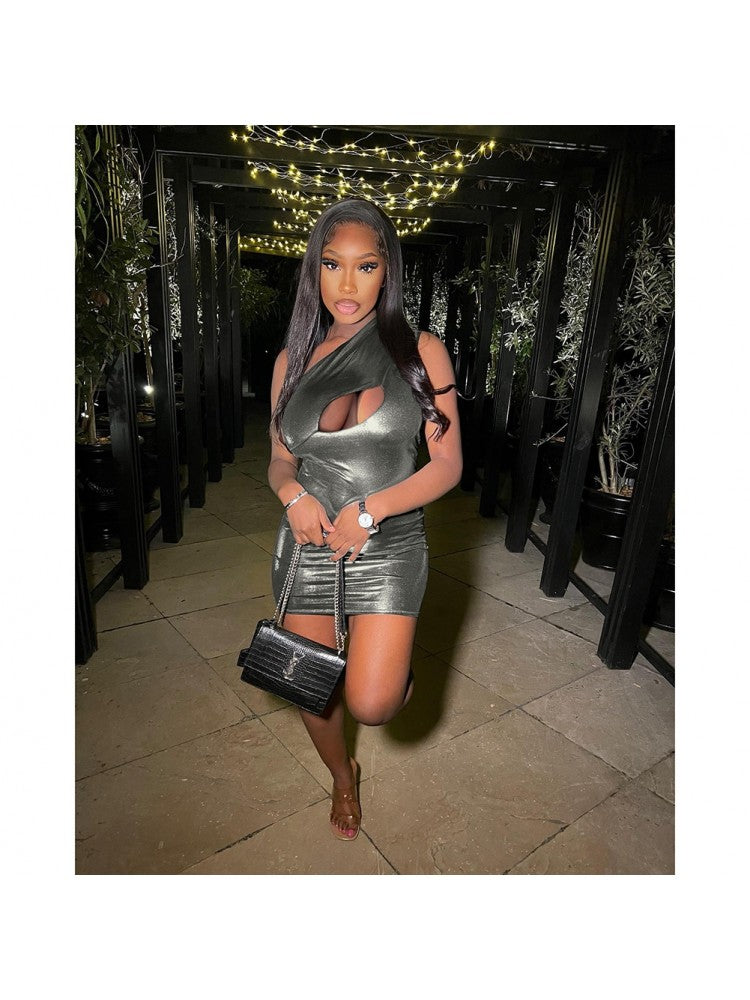 One Shoulder Mini Dress