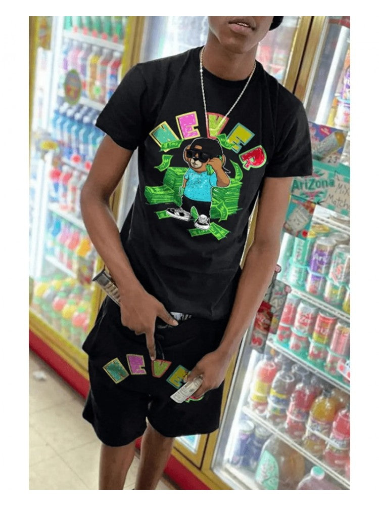 Graphic Tee & Short Set