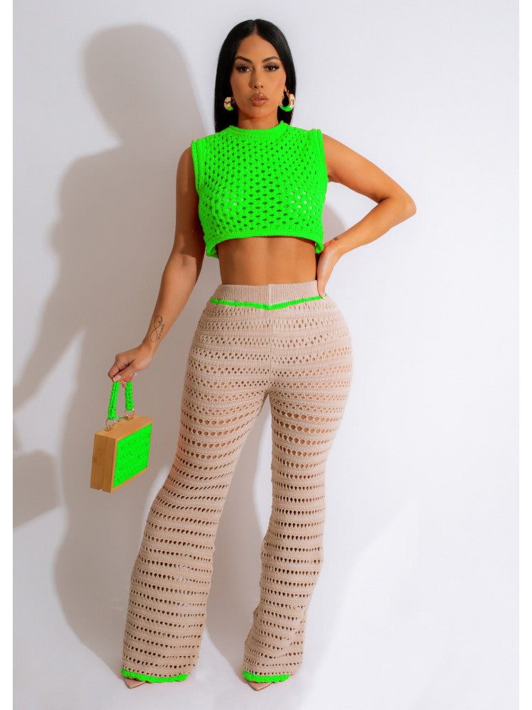 Knitted Trouser Set