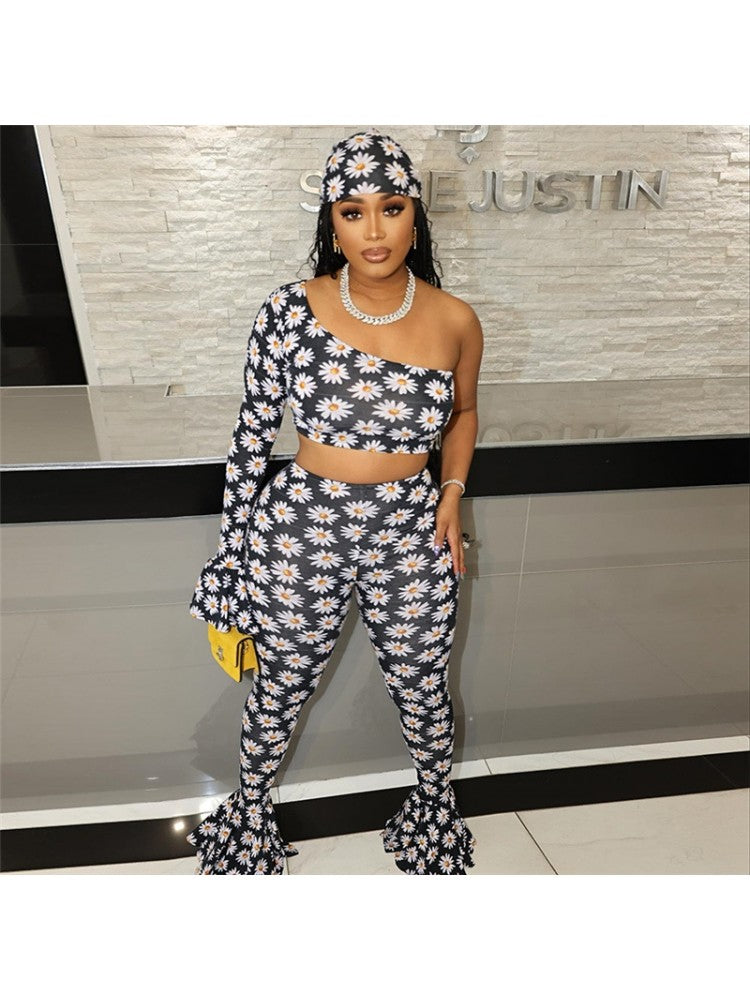 Flower Print 3 Piece Set