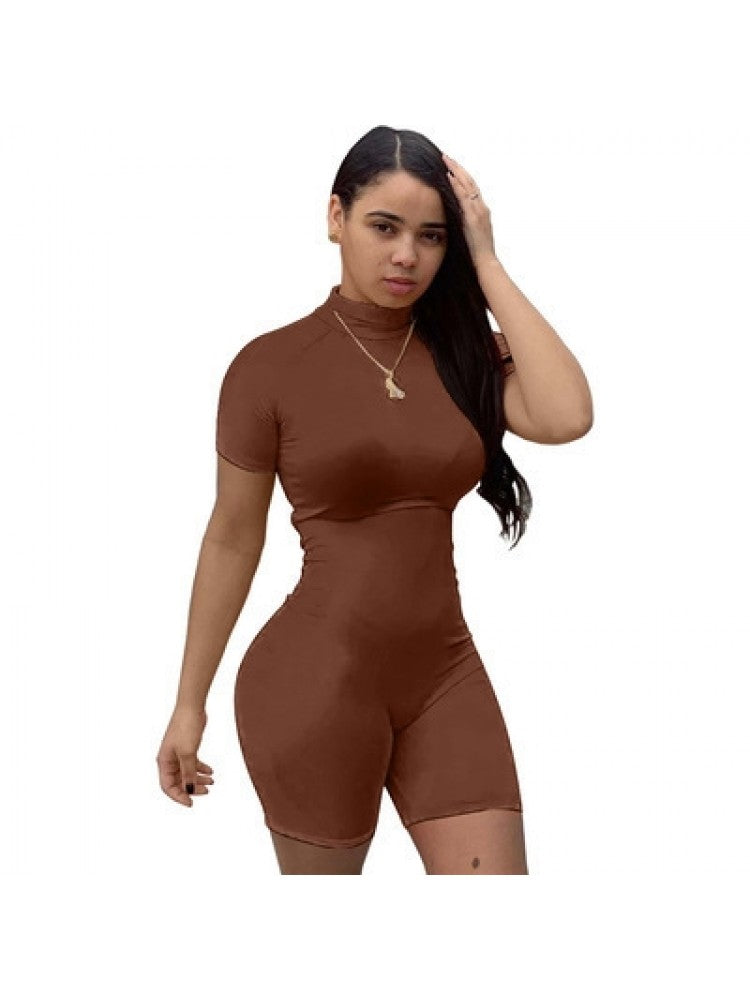 Pure Color Short Sleeve