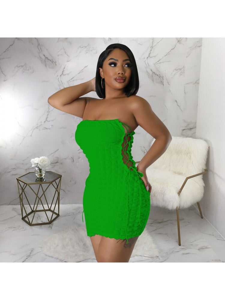 Sexy Lace Up Dress