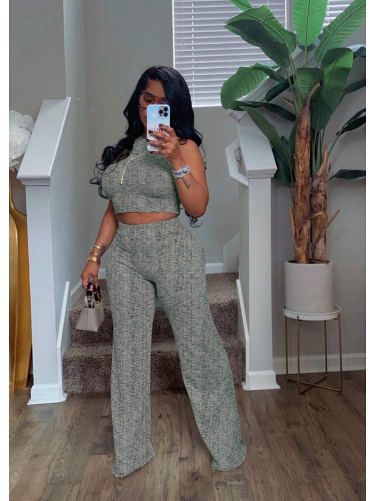 Crop Pants Set