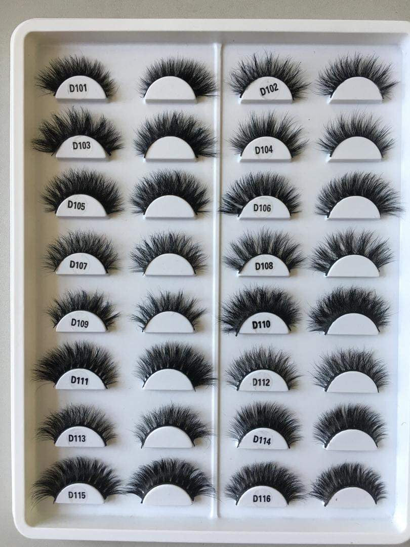 20mm Lashes Bulk (D)