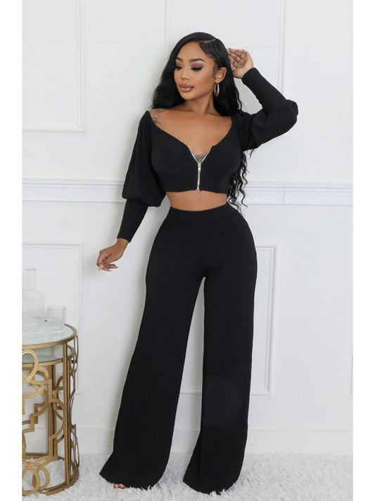 Off Shoulder Crop Set