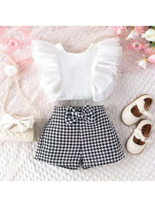 Ruffle Short Set