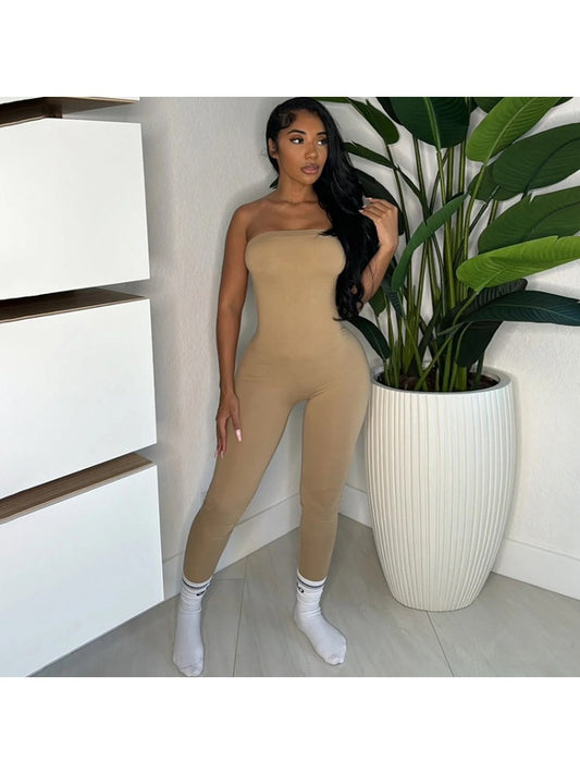 Bodycon Strapless Jumpsuit