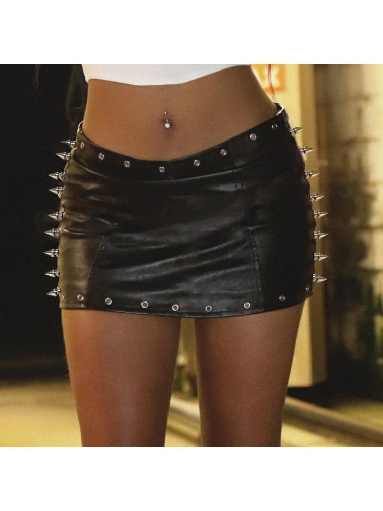 Rockstar Leather Skirt