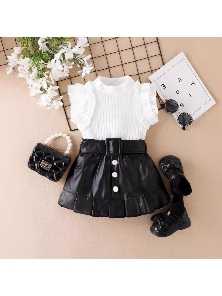 Belted Waist Set