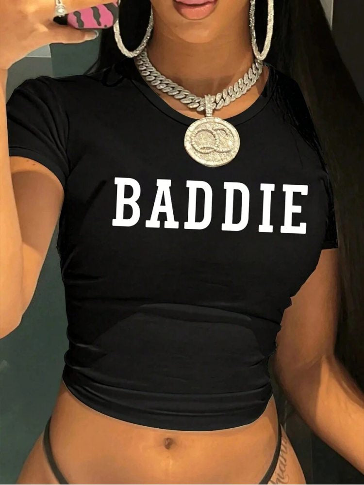 BADDIE Crop Tee