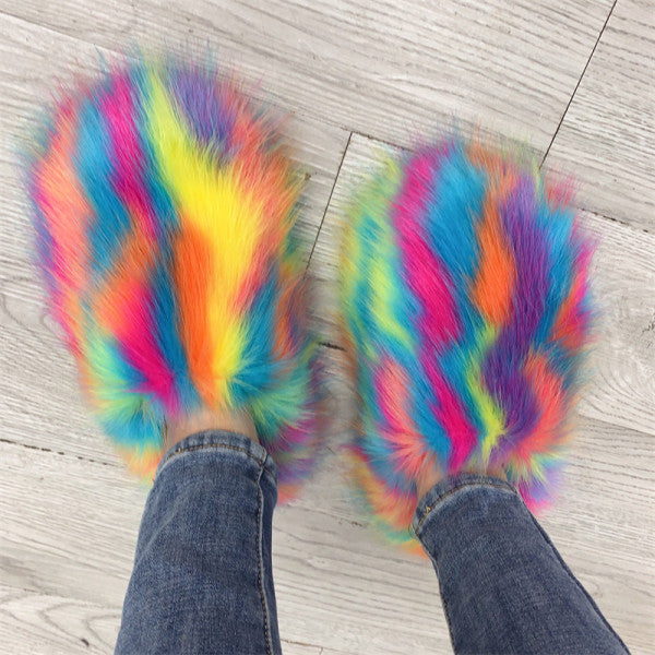 Fur Slippers