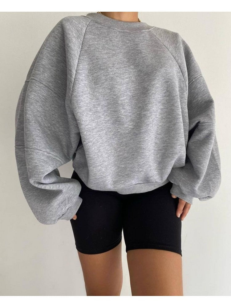 Solid Pullover Sweater