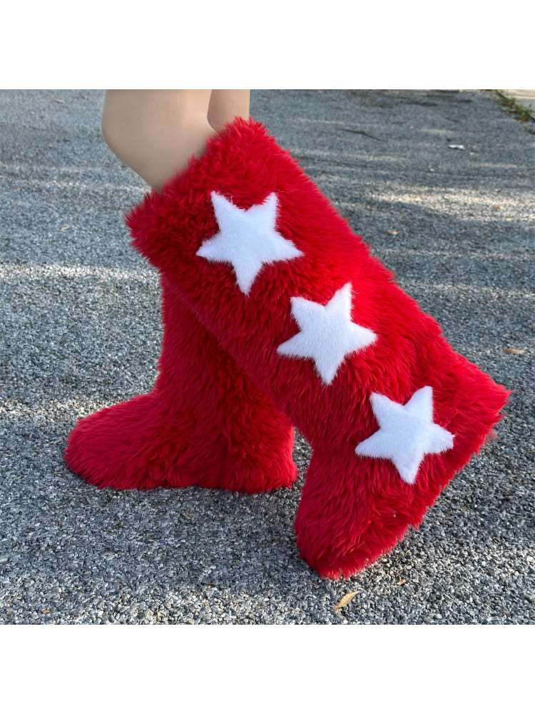 Star Print Boots