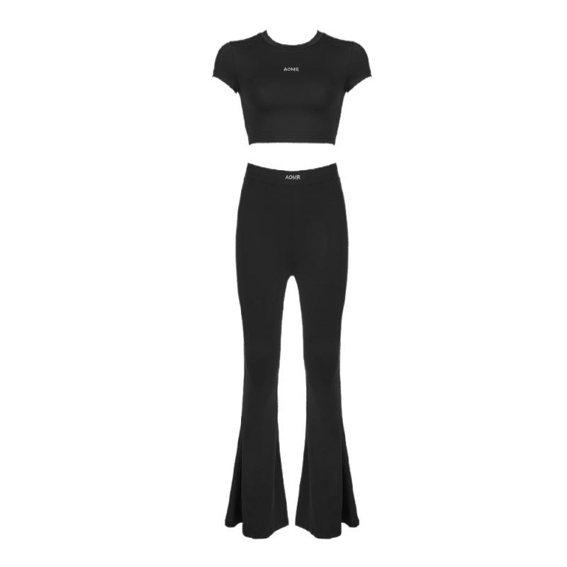 Crop Trouser Set