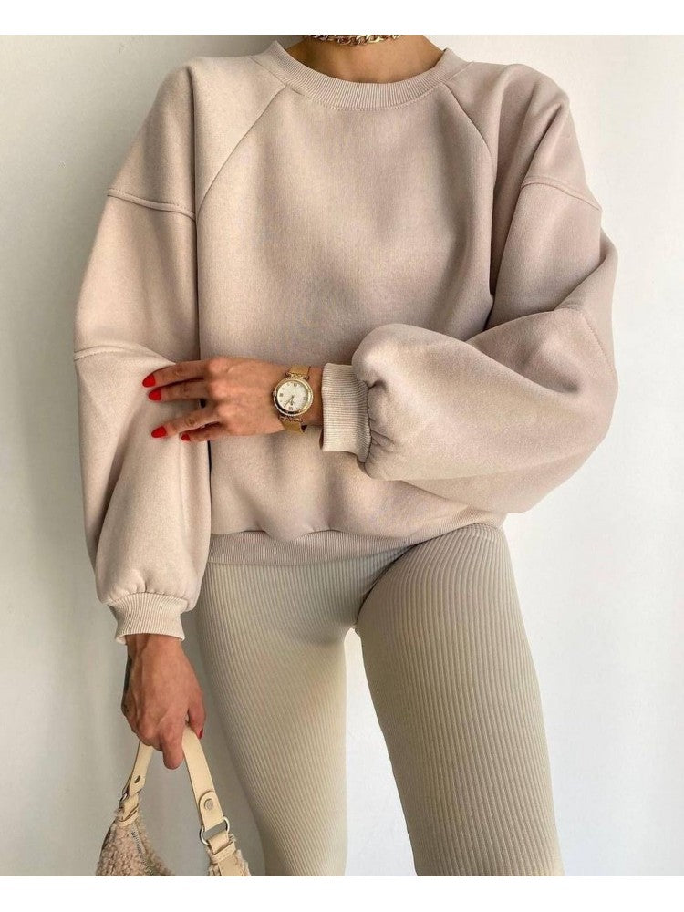 Solid Pullover Sweater