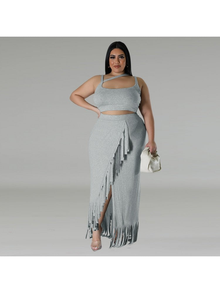 Plus Size Skirt Set