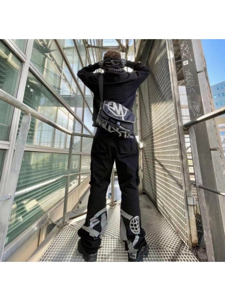 Graphic Cargo Pants