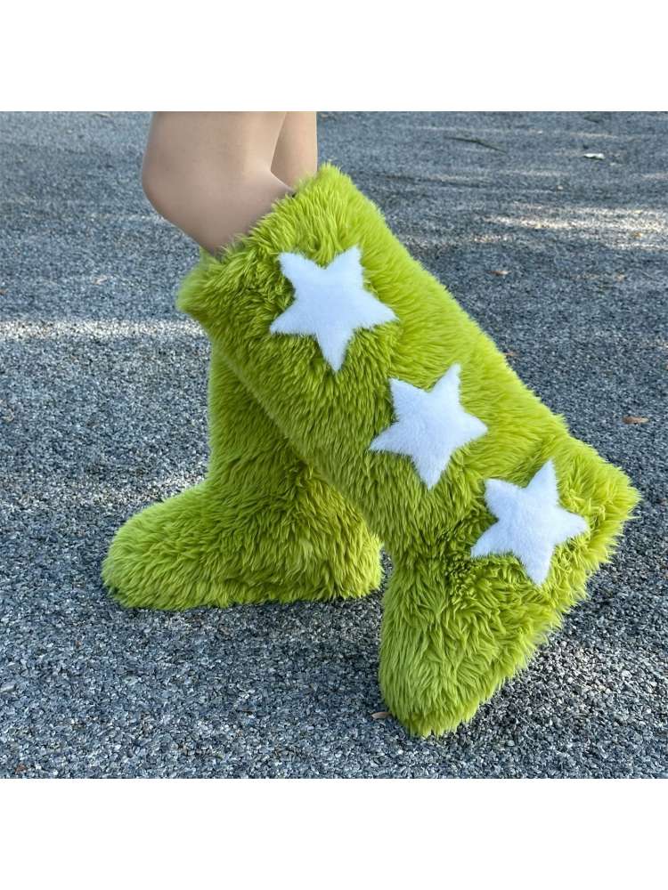 Star Print Boots