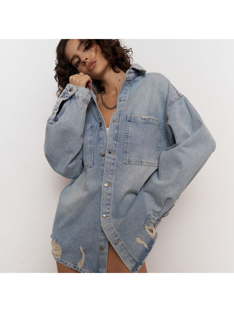 Denim Cargo Jacket