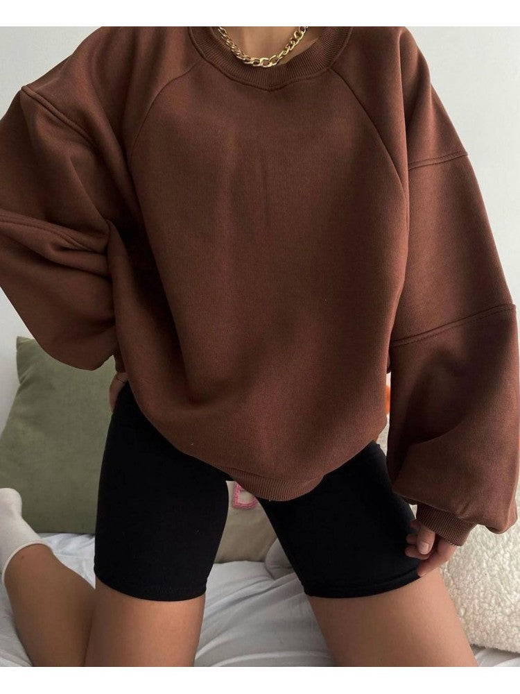 Solid Pullover Sweater