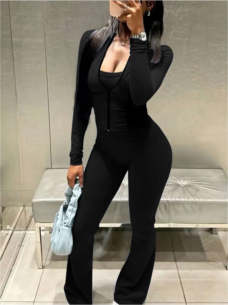Bodycon Flared Set