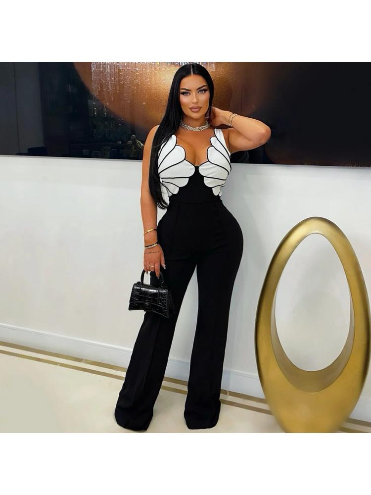 Butterfly Sleeveless Jumpsuit