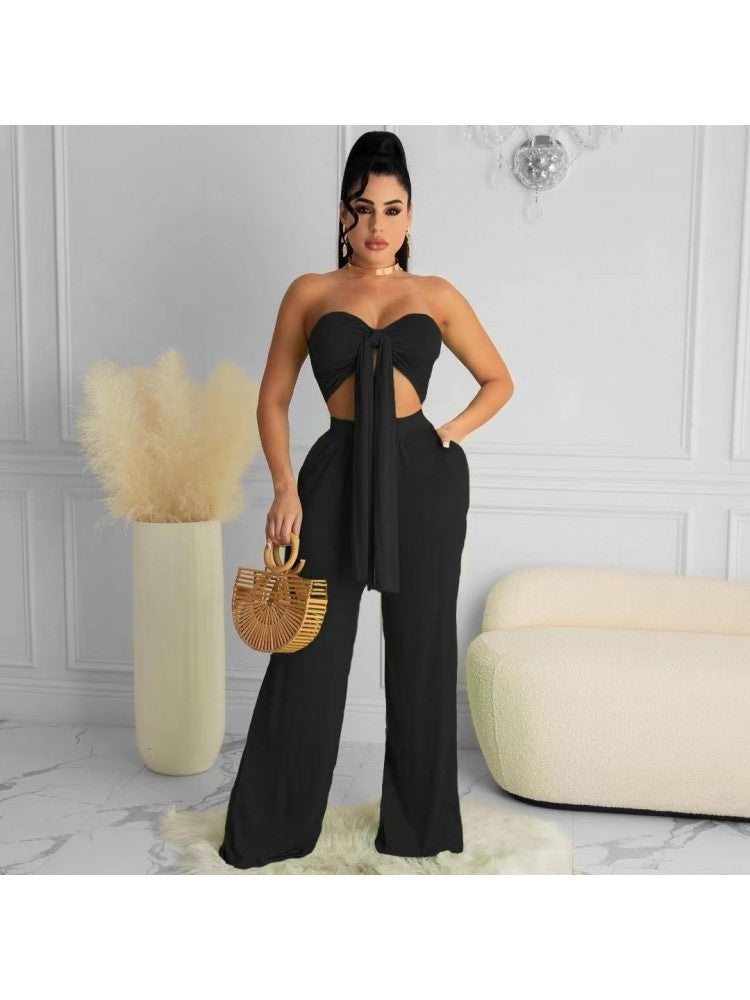 Strapless Wide Leg Set