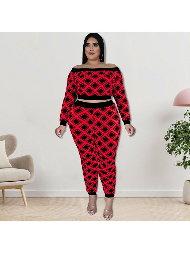 Plus Size Trouser Set