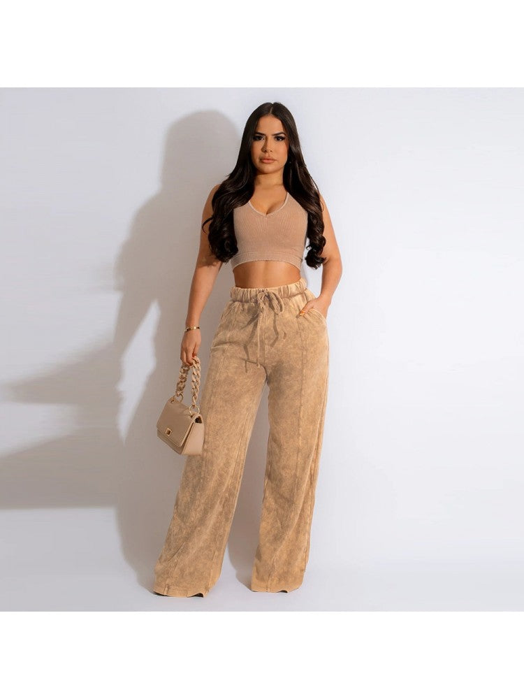 Crop Pants Set